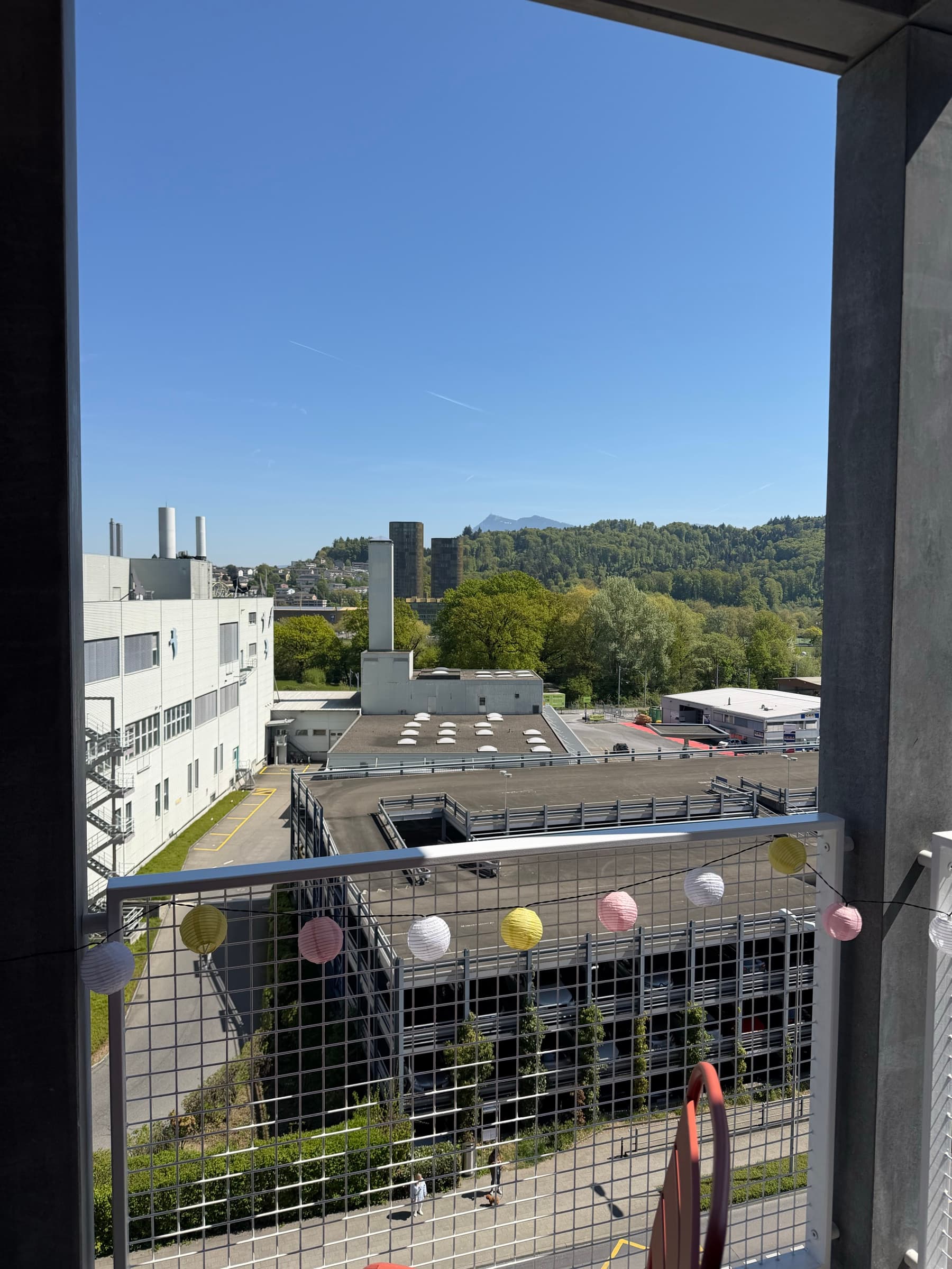 View from the balcony